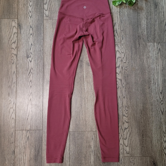 Lululemon Align Leggings size 2 Misty merlot 28" - Picture 2 of 5